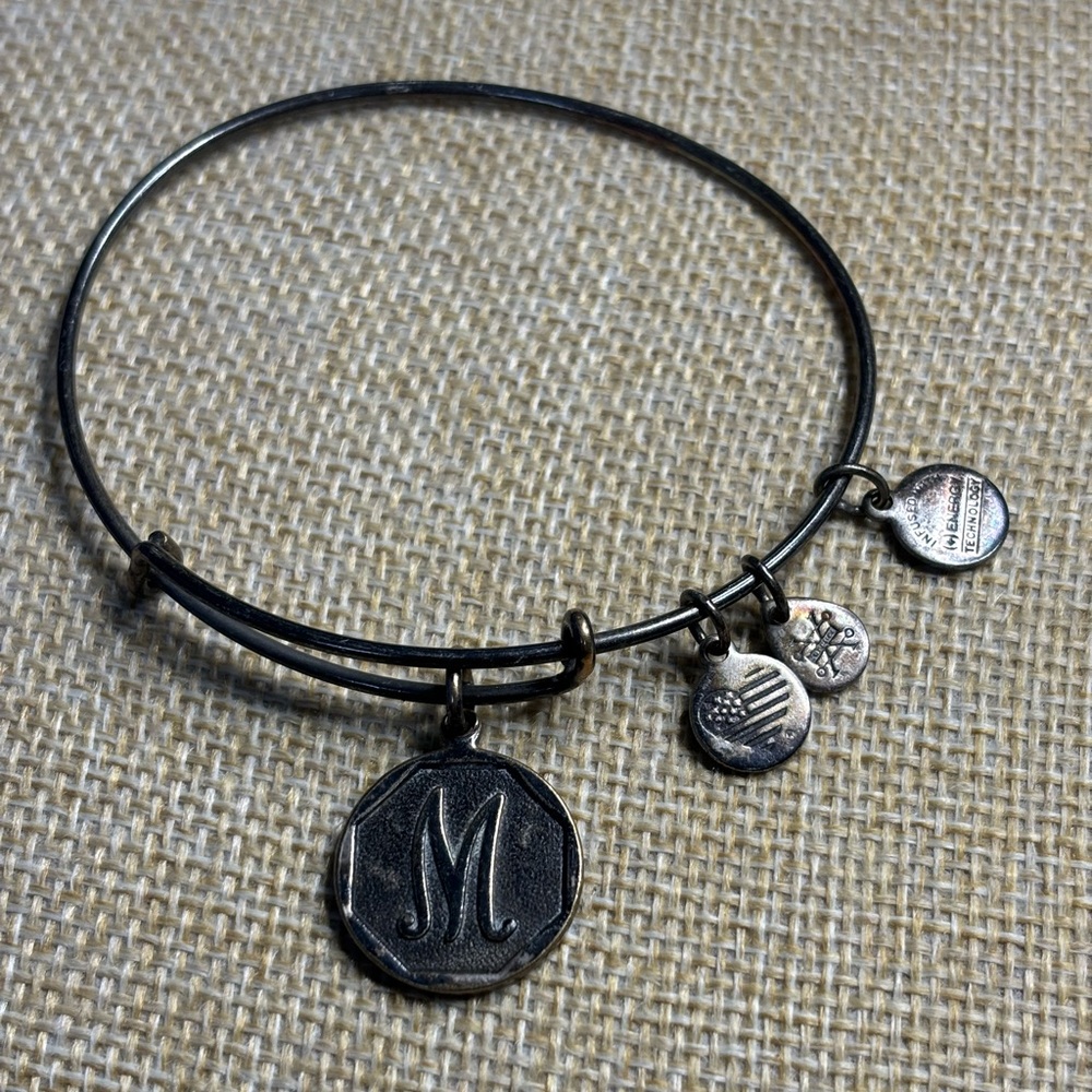 Alex and Ani Initial M Charm Bracelet